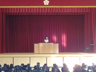 ３学期始業式２