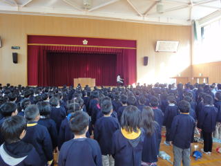３学期始業式４