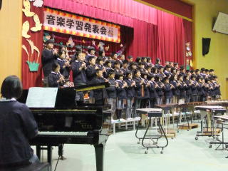 音楽学習発表会４
